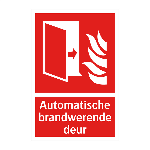 Automatische brandwerende deur