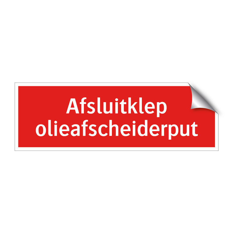 Afsluitklep olieafscheiderput & Afsluitklep olieafscheiderput & Afsluitklep olieafscheiderput