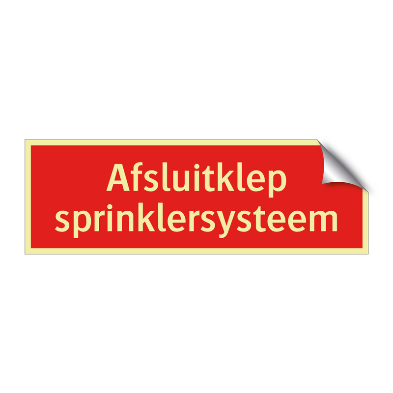 Afsluitklep sprinklersysteem & Afsluitklep sprinklersysteem & Afsluitklep sprinklersysteem