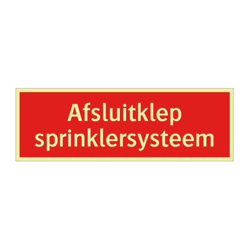 Afsluitklep sprinklersysteem & Afsluitklep sprinklersysteem & Afsluitklep sprinklersysteem