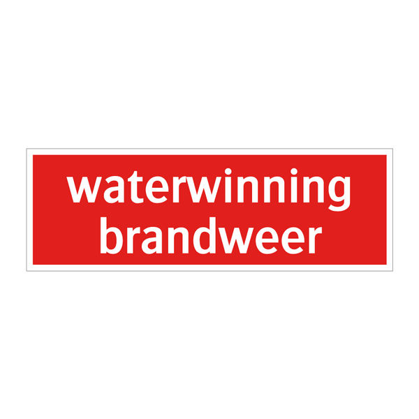 waterwinning brandweer & waterwinning brandweer & waterwinning brandweer & waterwinning brandweer