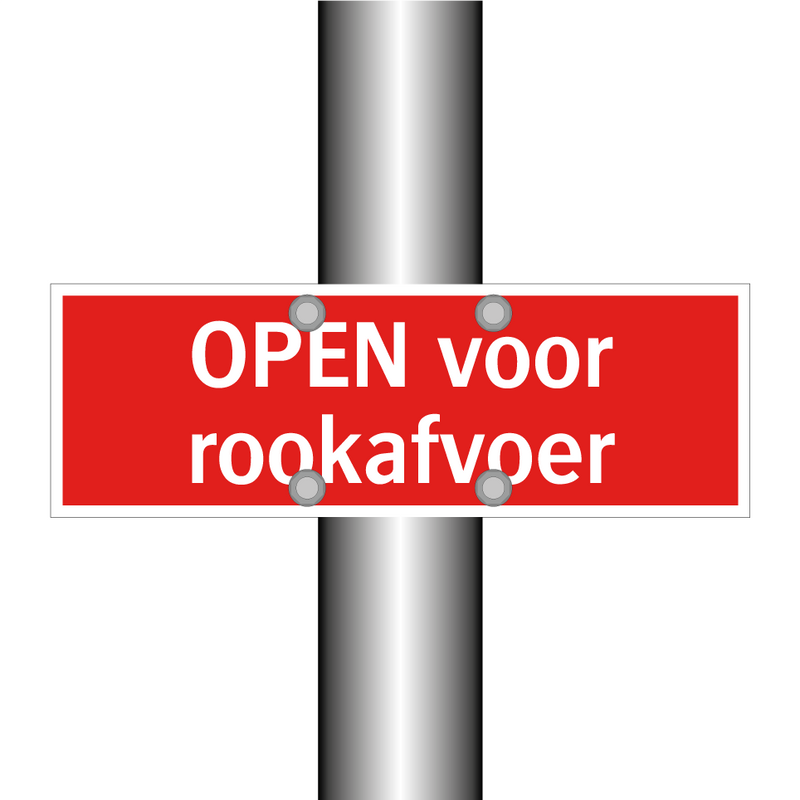 OPEN voor rookafvoer & OPEN voor rookafvoer & OPEN voor rookafvoer