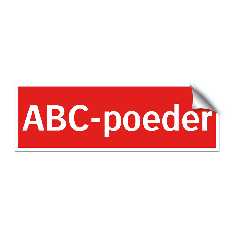 ABC-poeder & ABC-poeder & ABC-poeder & ABC-poeder