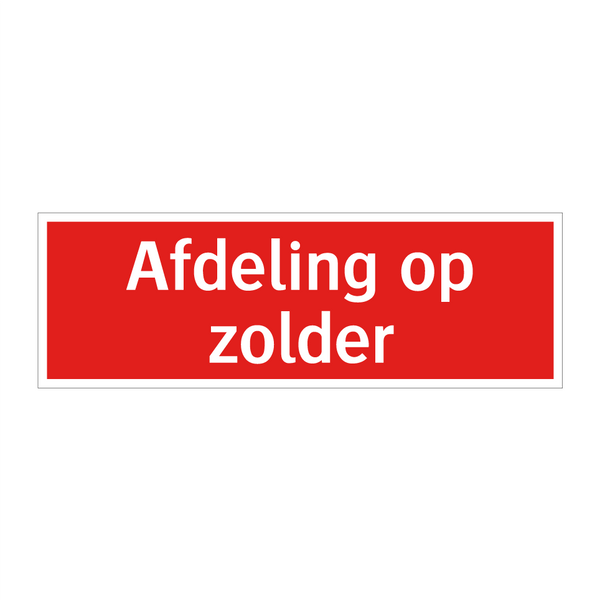 Afdeling op zolder & Afdeling op zolder & Afdeling op zolder & Afdeling op zolder