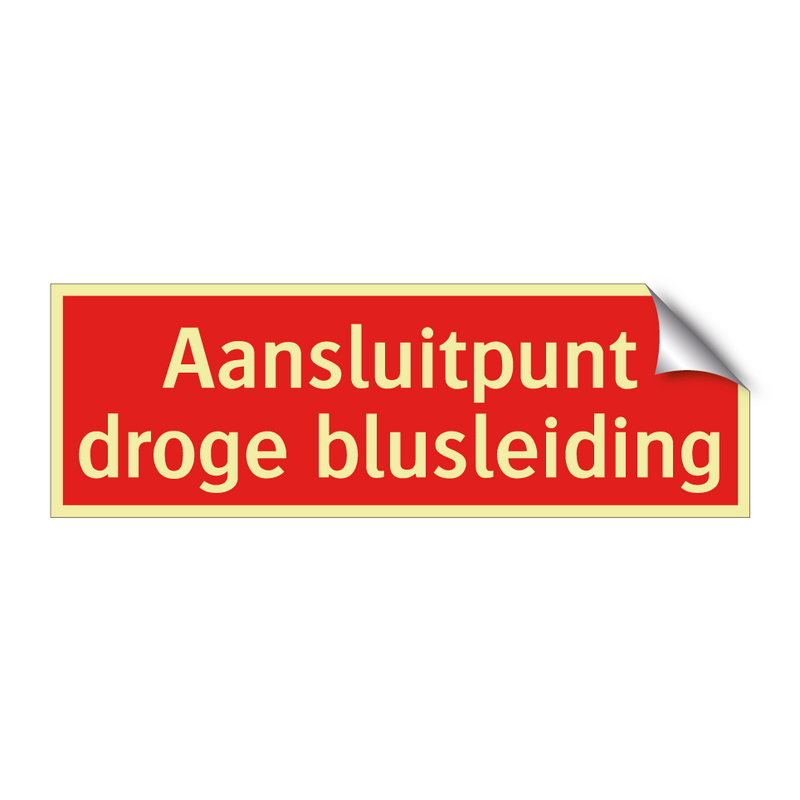 Aansluitpunt droge blusleiding & Aansluitpunt droge blusleiding & Aansluitpunt droge blusleiding