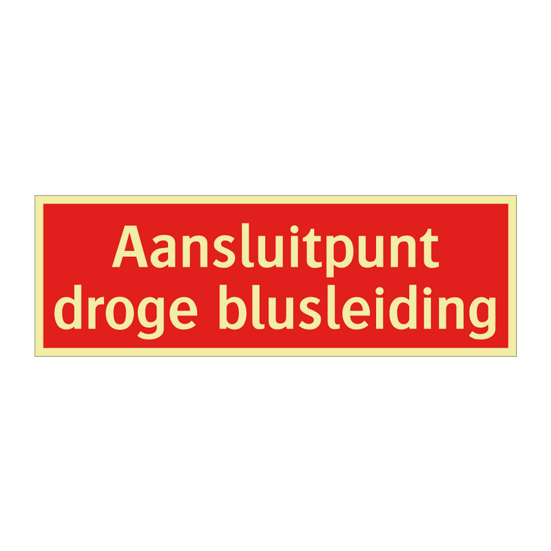 Aansluitpunt droge blusleiding & Aansluitpunt droge blusleiding & Aansluitpunt droge blusleiding