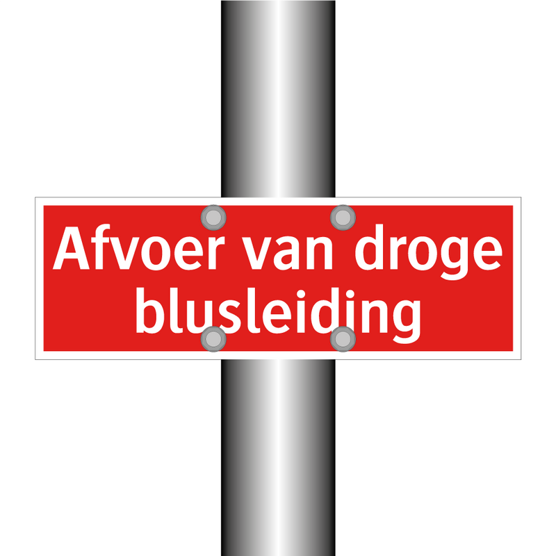 Afvoer van droge blusleiding & Afvoer van droge blusleiding & Afvoer van droge blusleiding