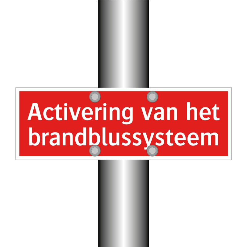 Activering van het brandblussysteem & Activering van het brandblussysteem