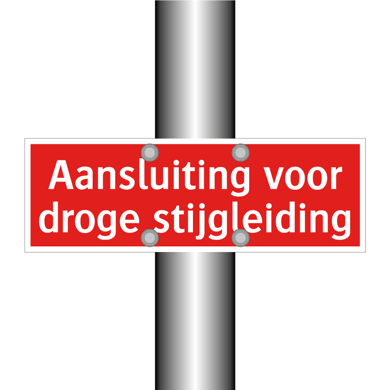 Aansluiting voor droge stijgleiding & Aansluiting voor droge stijgleiding