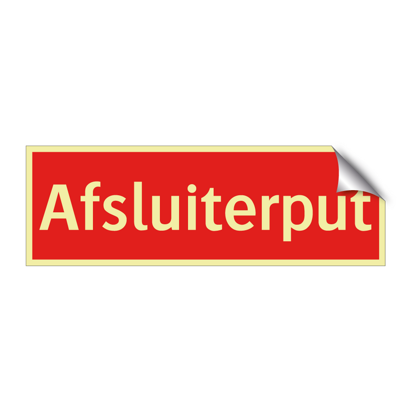 Afsluiterput & Afsluiterput & Afsluiterput & Afsluiterput