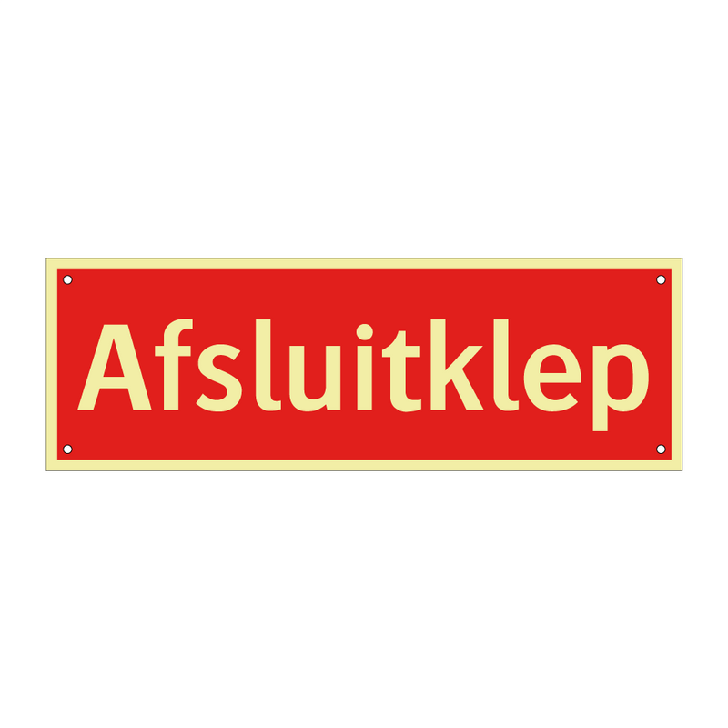 Afsluitklep & Afsluitklep & Afsluitklep & Afsluitklep