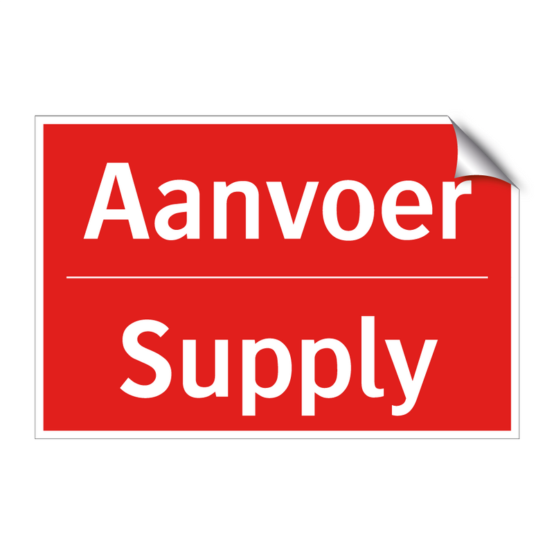 Aanvoer - Supply