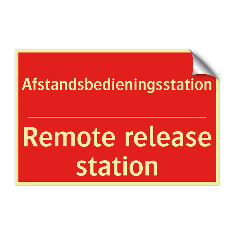 Afstandsbedieningsstation - Remote release station