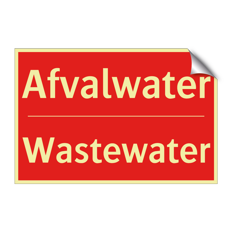 Afvalwater - Wastewater