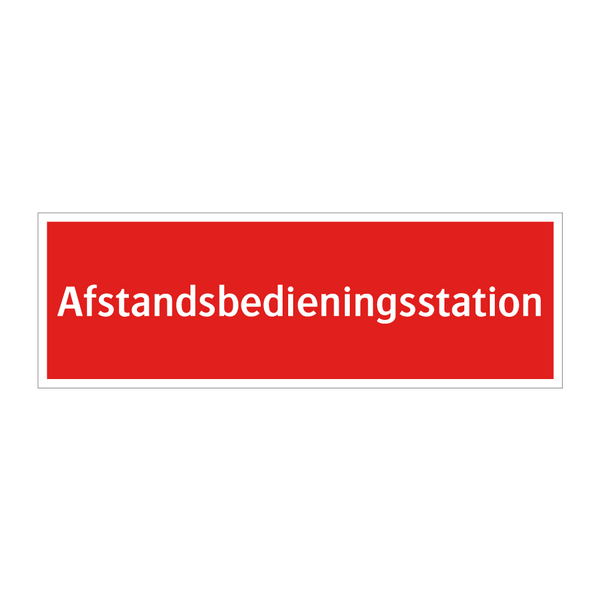 Afstandsbedieningsstation & Afstandsbedieningsstation & Afstandsbedieningsstation