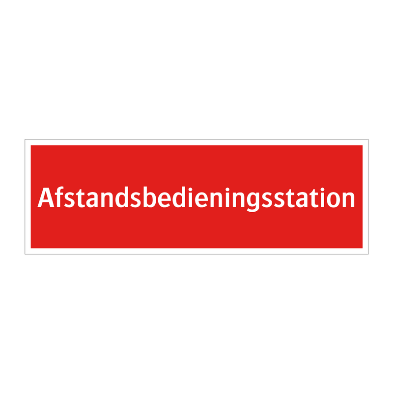 Afstandsbedieningsstation & Afstandsbedieningsstation & Afstandsbedieningsstation