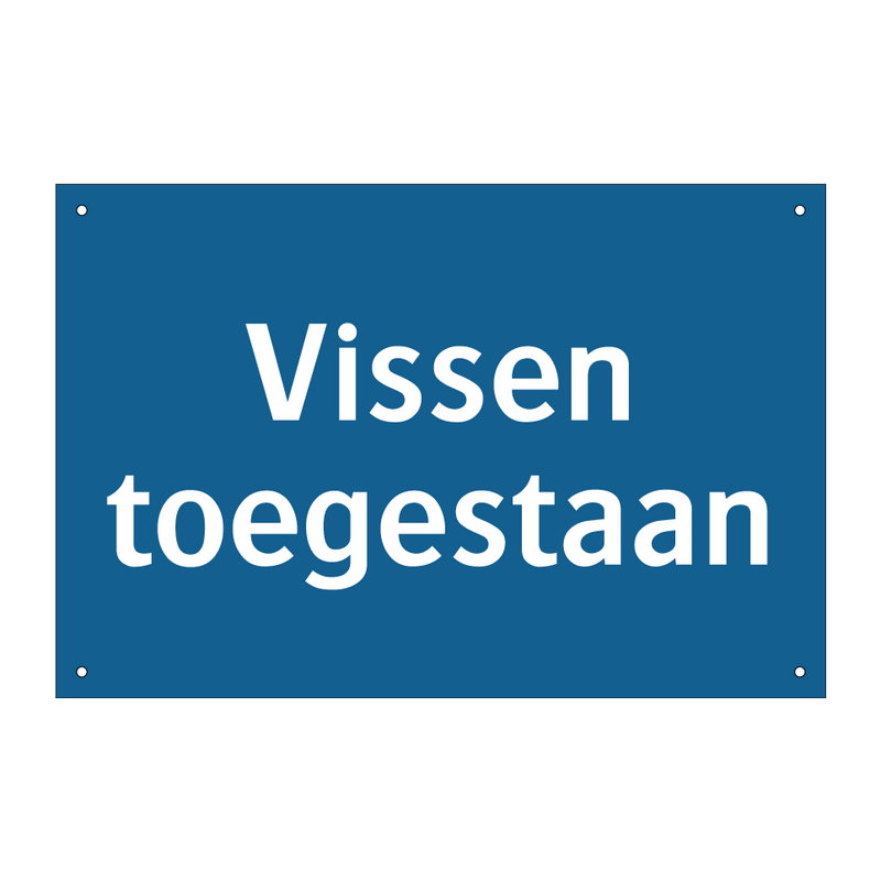 Vissen toegestaan & Vissen toegestaan & Vissen toegestaan & Vissen toegestaan & Vissen toegestaan