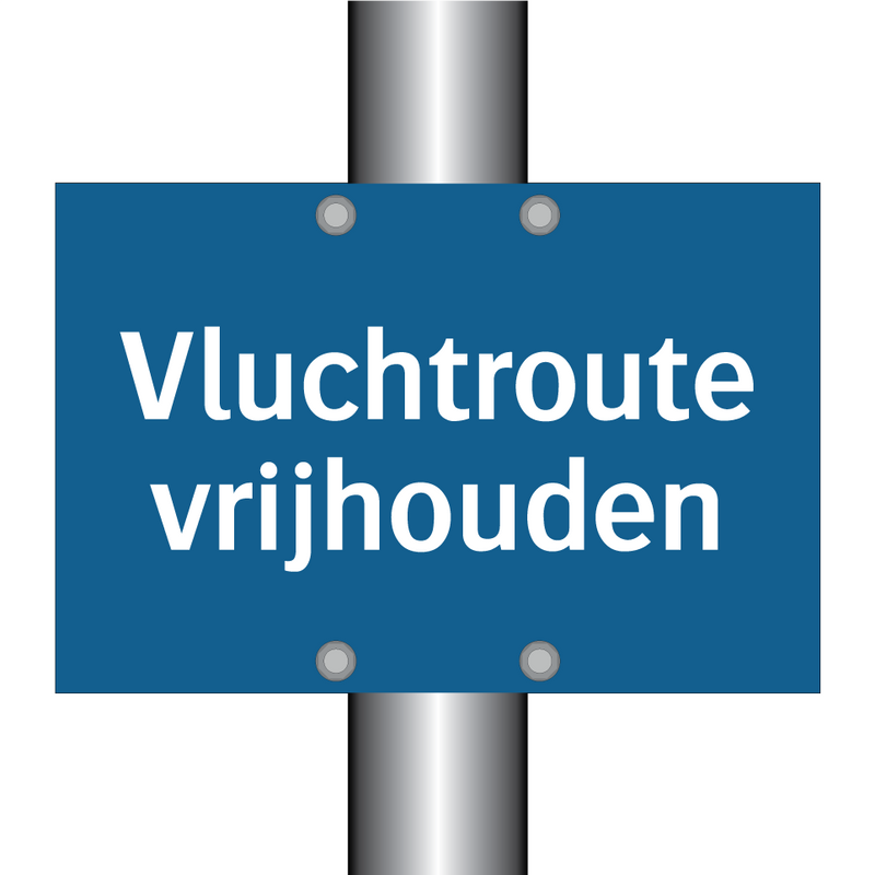 Vluchtroute vrijhouden & Vluchtroute vrijhouden & Vluchtroute vrijhouden & Vluchtroute vrijhouden