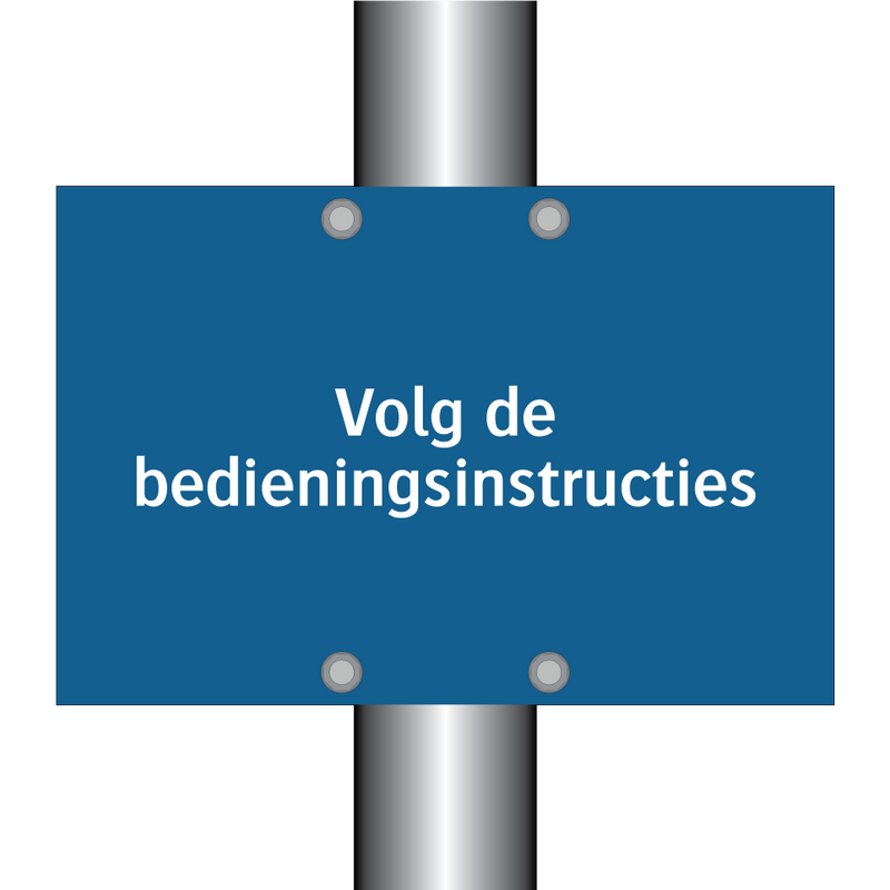 Volg de bedieningsinstructies & Volg de bedieningsinstructies & Volg de bedieningsinstructies