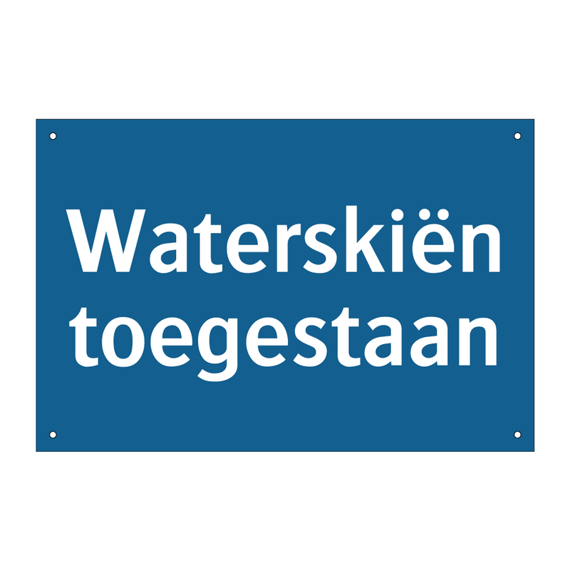 Waterskiën toegestaan & Waterskiën toegestaan & Waterskiën toegestaan & Waterskiën toegestaan