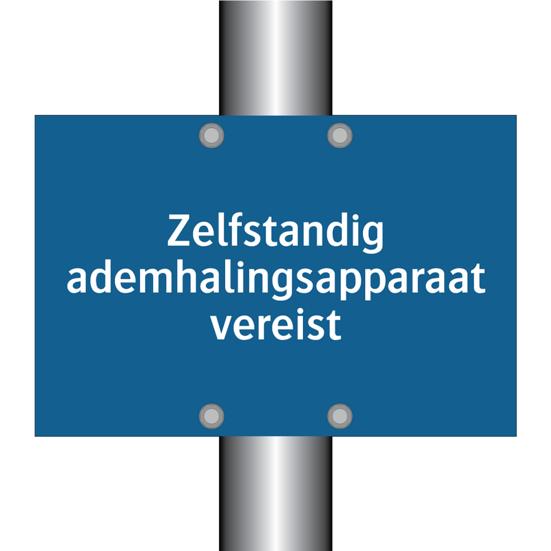 Zelfstandig ademhalingsapparaat vereist & Zelfstandig ademhalingsapparaat vereist