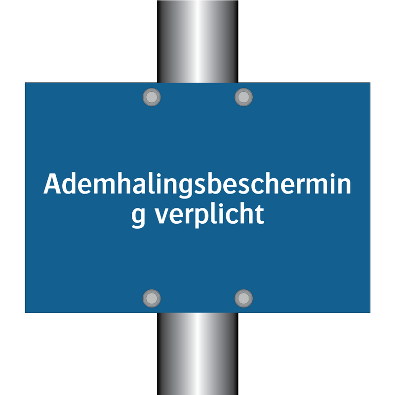 Ademhalingsbescherming verplicht & Ademhalingsbescherming verplicht