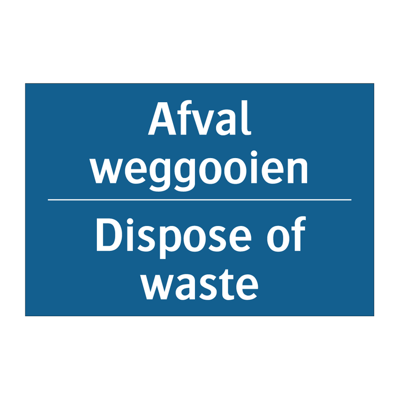 Afval weggooien - Dispose of waste & Afval weggooien - Dispose of waste