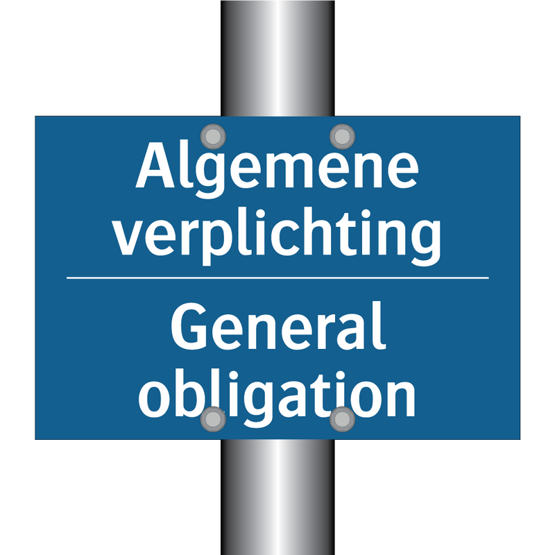 Algemene verplichting - General obligation & Algemene verplichting - General obligation