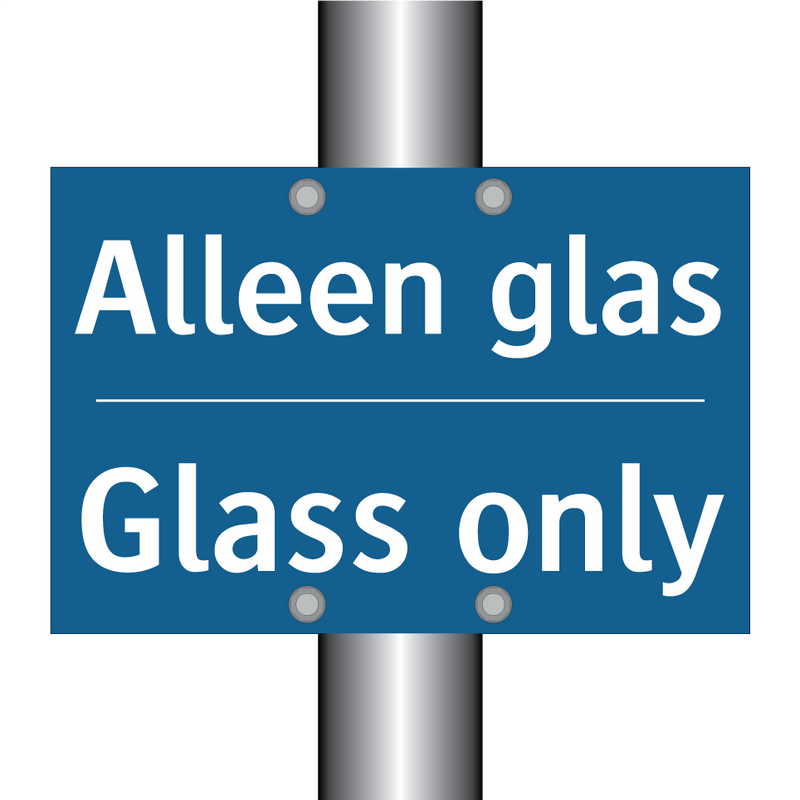 Alleen glas - Glass only & Alleen glas - Glass only & Alleen glas - Glass only