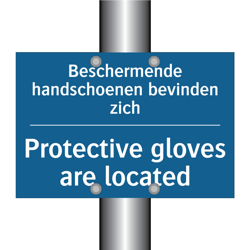 Beschermende handschoenen bevinden /.../ - Protective gloves are located