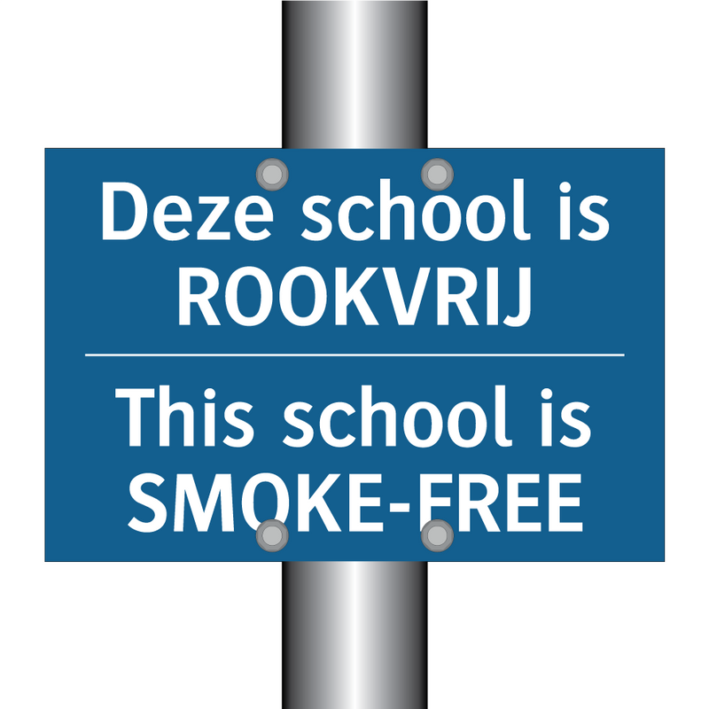 Deze school is ROOKVRIJ - This school is SMOKE-FREE