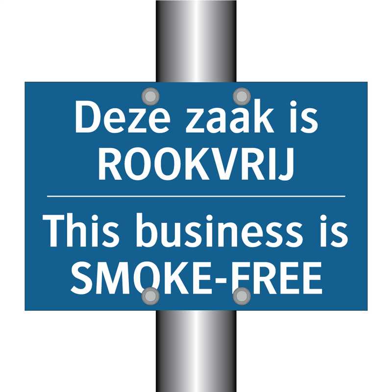 Deze zaak is ROOKVRIJ - This business is SMOKE-FREE