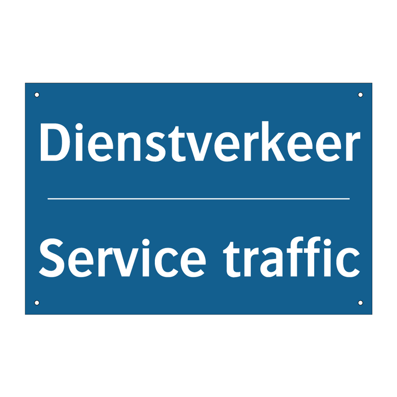 Dienstverkeer - Service traffic & Dienstverkeer - Service traffic & Dienstverkeer - Service traffic