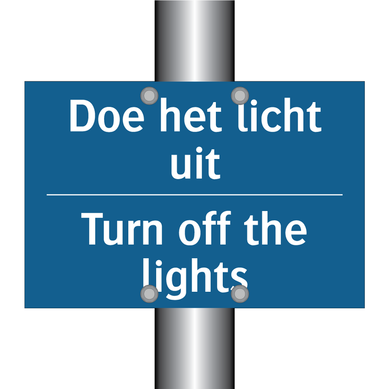 Doe het licht uit - Turn off the lights & Doe het licht uit - Turn off the lights