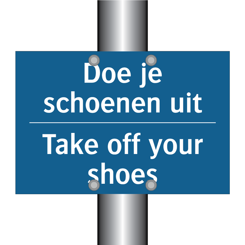 Doe je schoenen uit - Take off your shoes & Doe je schoenen uit - Take off your shoes