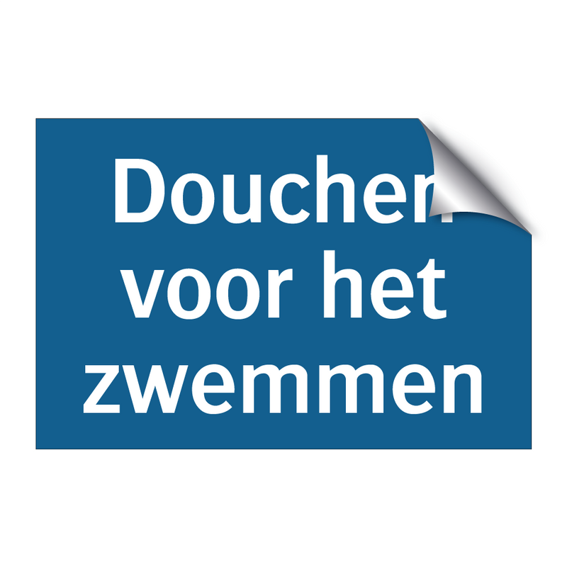 Douchen voor het zwemmen & Douchen voor het zwemmen & Douchen voor het zwemmen