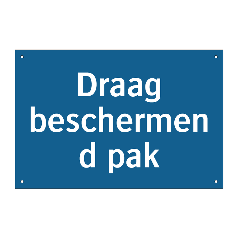 Draag beschermend pak & Draag beschermend pak & Draag beschermend pak & Draag beschermend pak