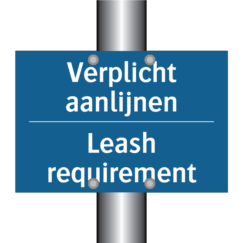 Verplicht aanlijnen - Leash requirement & Verplicht aanlijnen - Leash requirement