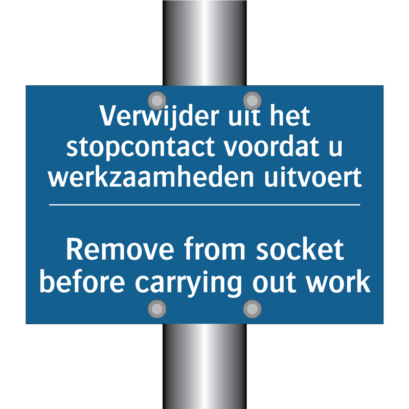 Verwijder uit het stopcontact /.../ - Remove from socket before carrying /.../