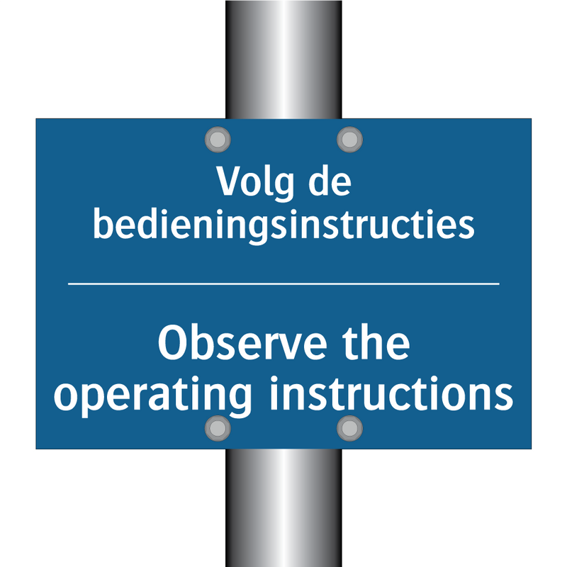 Volg de bedieningsinstructies - Observe the operating instructions /.../