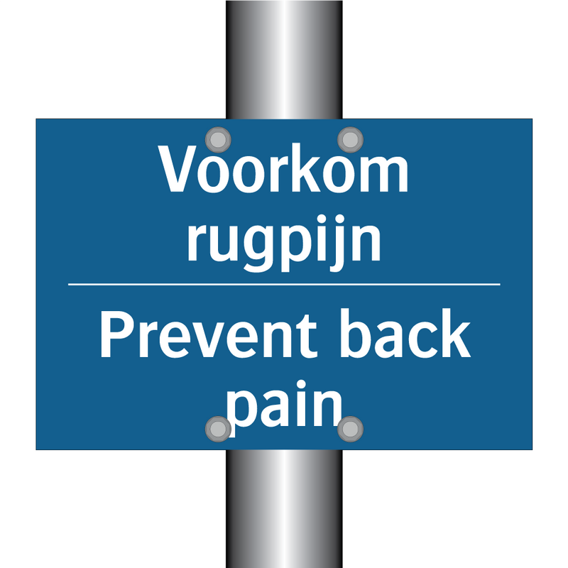 Voorkom rugpijn - Prevent back pain & Voorkom rugpijn - Prevent back pain