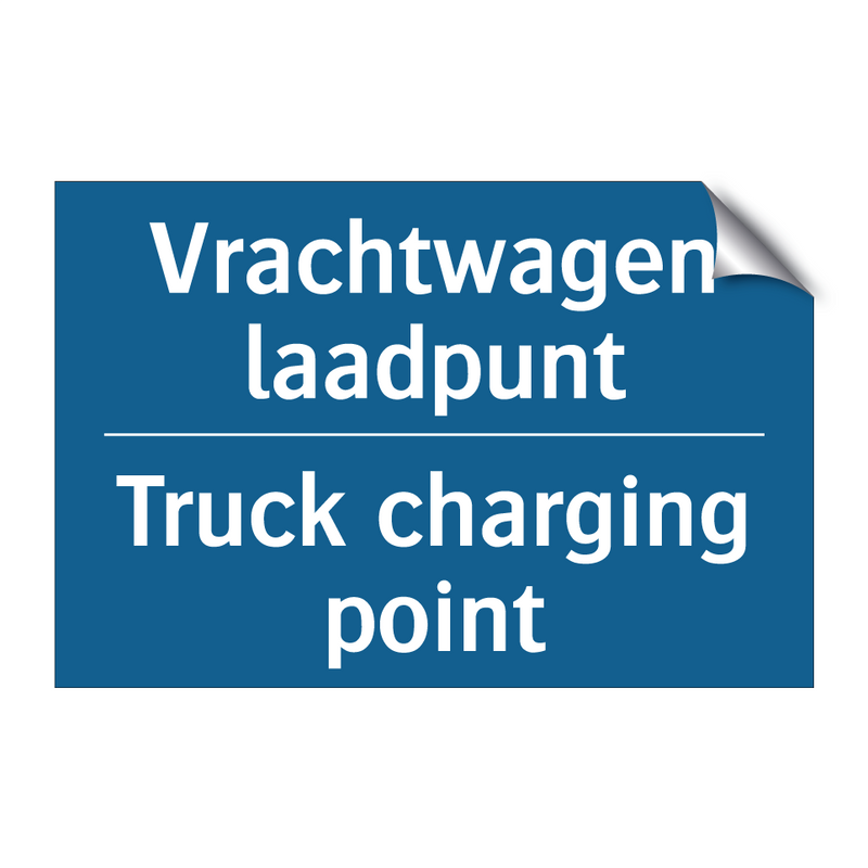 Vrachtwagen laadpunt - Truck charging point & Vrachtwagen laadpunt - Truck charging point