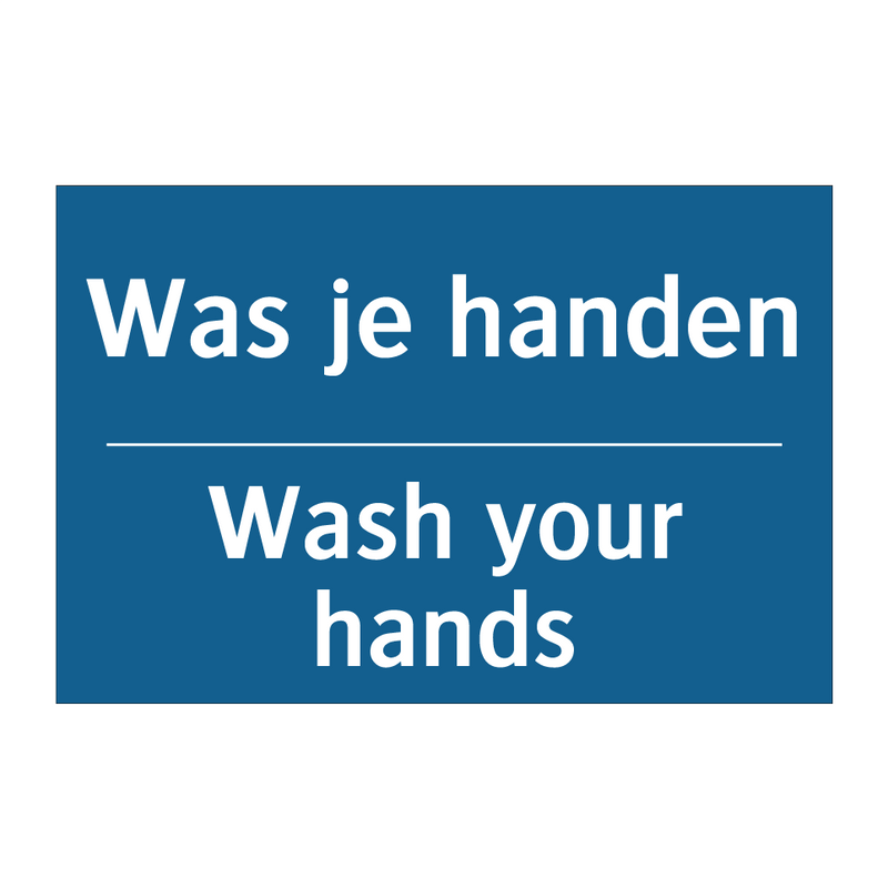 Was je handen - Wash your hands & Was je handen - Wash your hands & Was je handen - Wash your hands