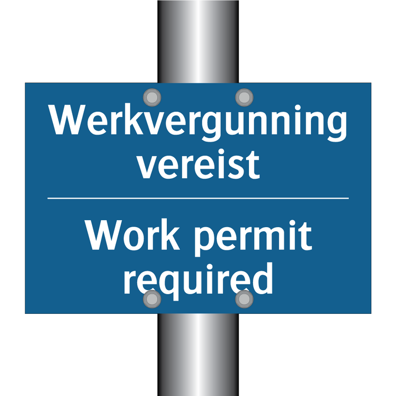 Werkvergunning vereist - Work permit required & Werkvergunning vereist - Work permit required