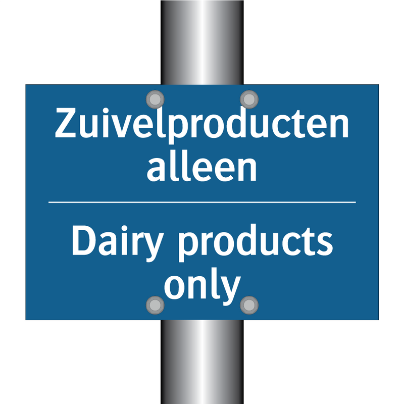 Zuivelproducten alleen - Dairy products only & Zuivelproducten alleen - Dairy products only