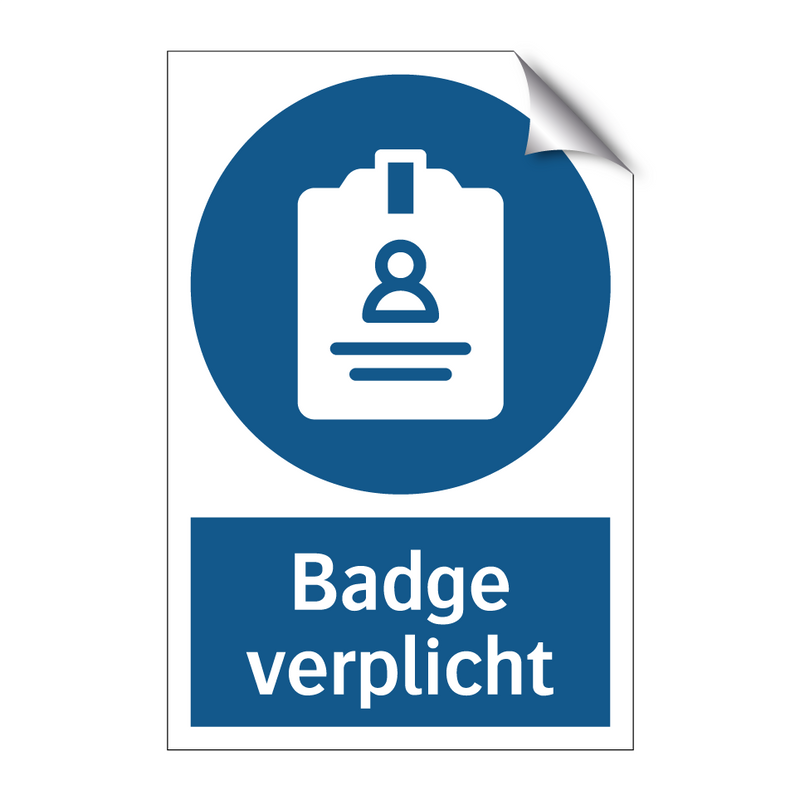 Badge verplicht & Badge verplicht & Badge verplicht & Badge verplicht