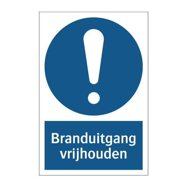 Branduitgang vrijhouden & Branduitgang vrijhouden & Branduitgang vrijhouden