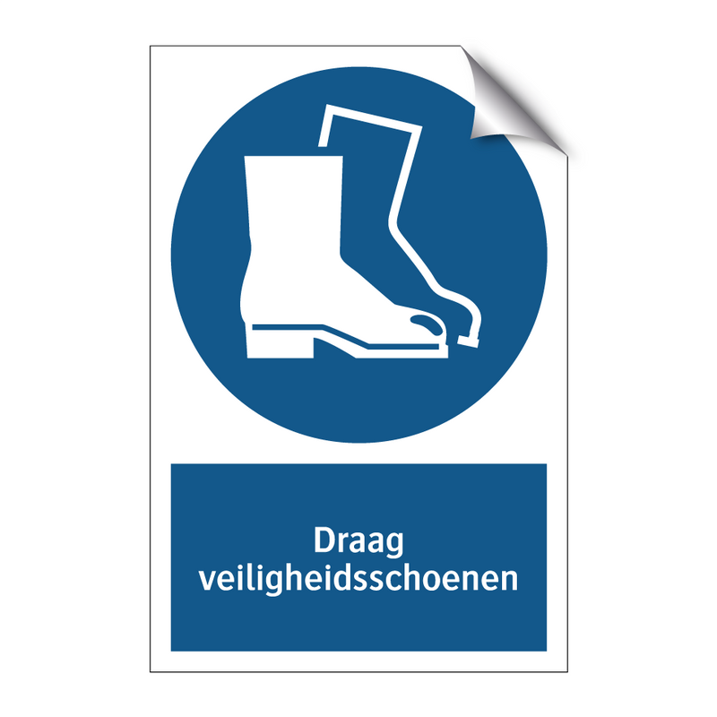 Draag veiligheidsschoenen & Draag veiligheidsschoenen & Draag veiligheidsschoenen