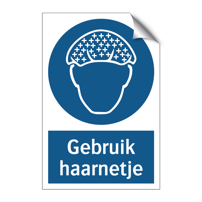 Gebruik haarnetje & Gebruik haarnetje & Gebruik haarnetje & Gebruik haarnetje