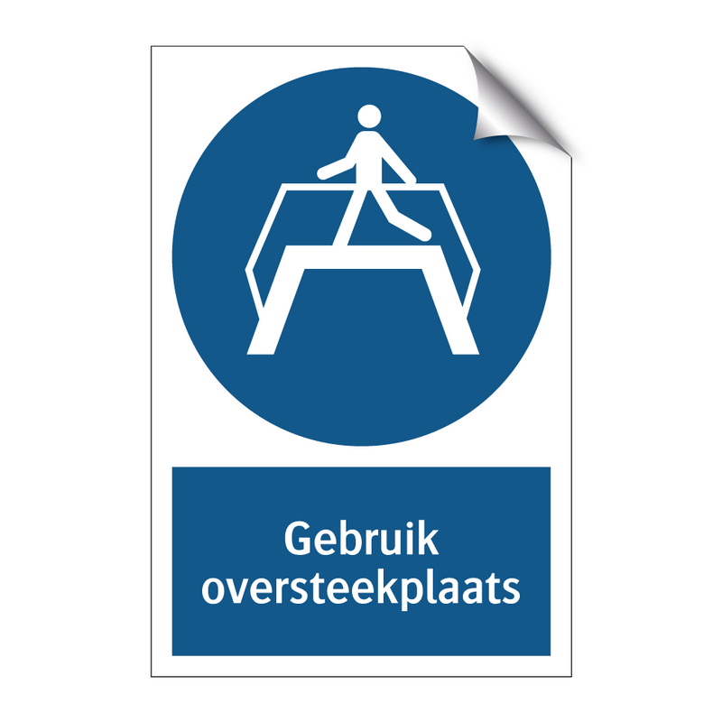 Gebruik oversteekplaats & Gebruik oversteekplaats & Gebruik oversteekplaats